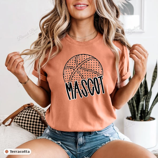 Basketball Mascot Template — Comfort Colors 1717