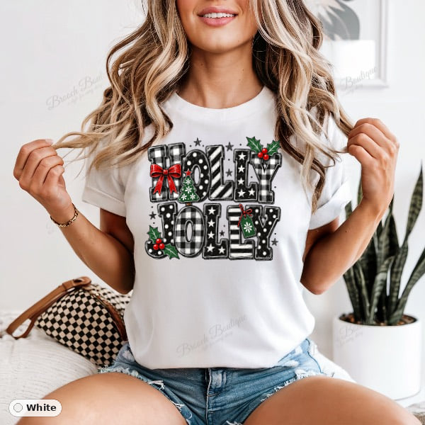 Holly Jolly Plaid — Comfort Colors 1717