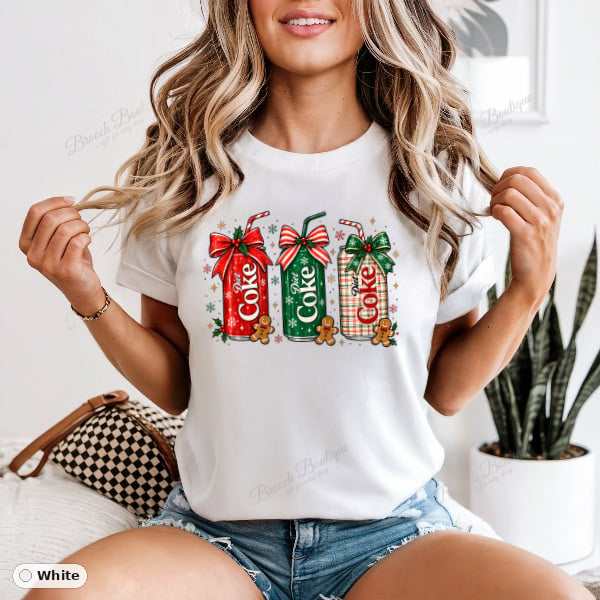 Christmas Diet Coke Cans — Comfort Colors 1717