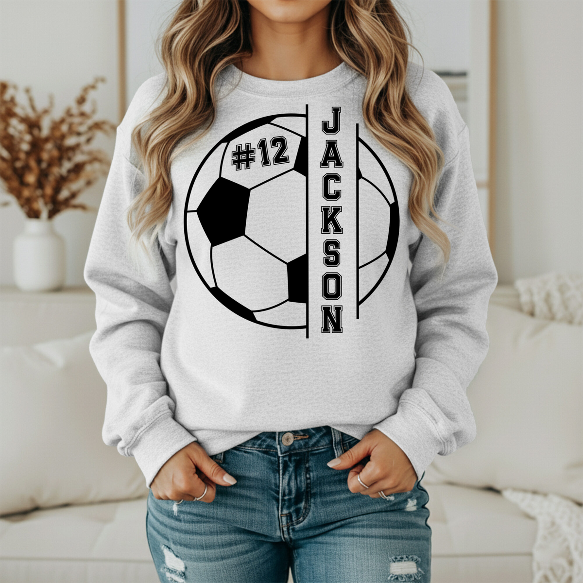CUSTOM SOCCER BALL Gildan Sweatshrit - unisex