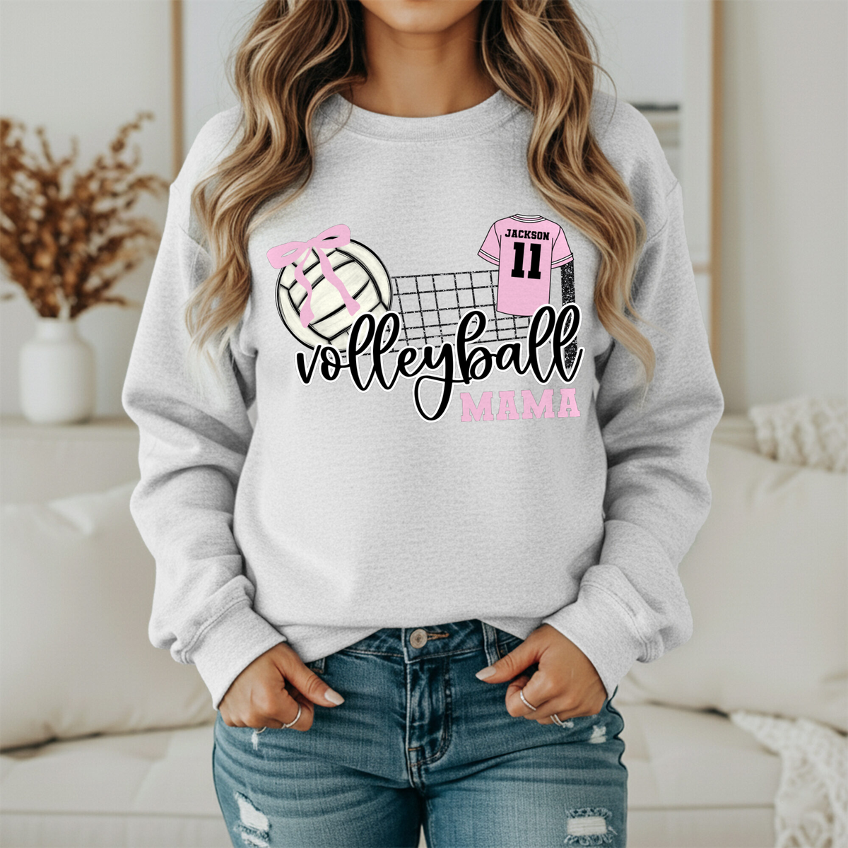 CUSTOM Volleyball Sweatshirt — Gildan sweatshirt