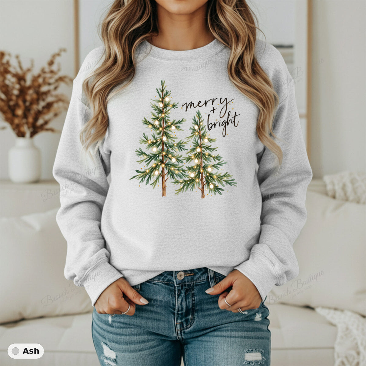 Merry and Bright 2 — Gildan 18000