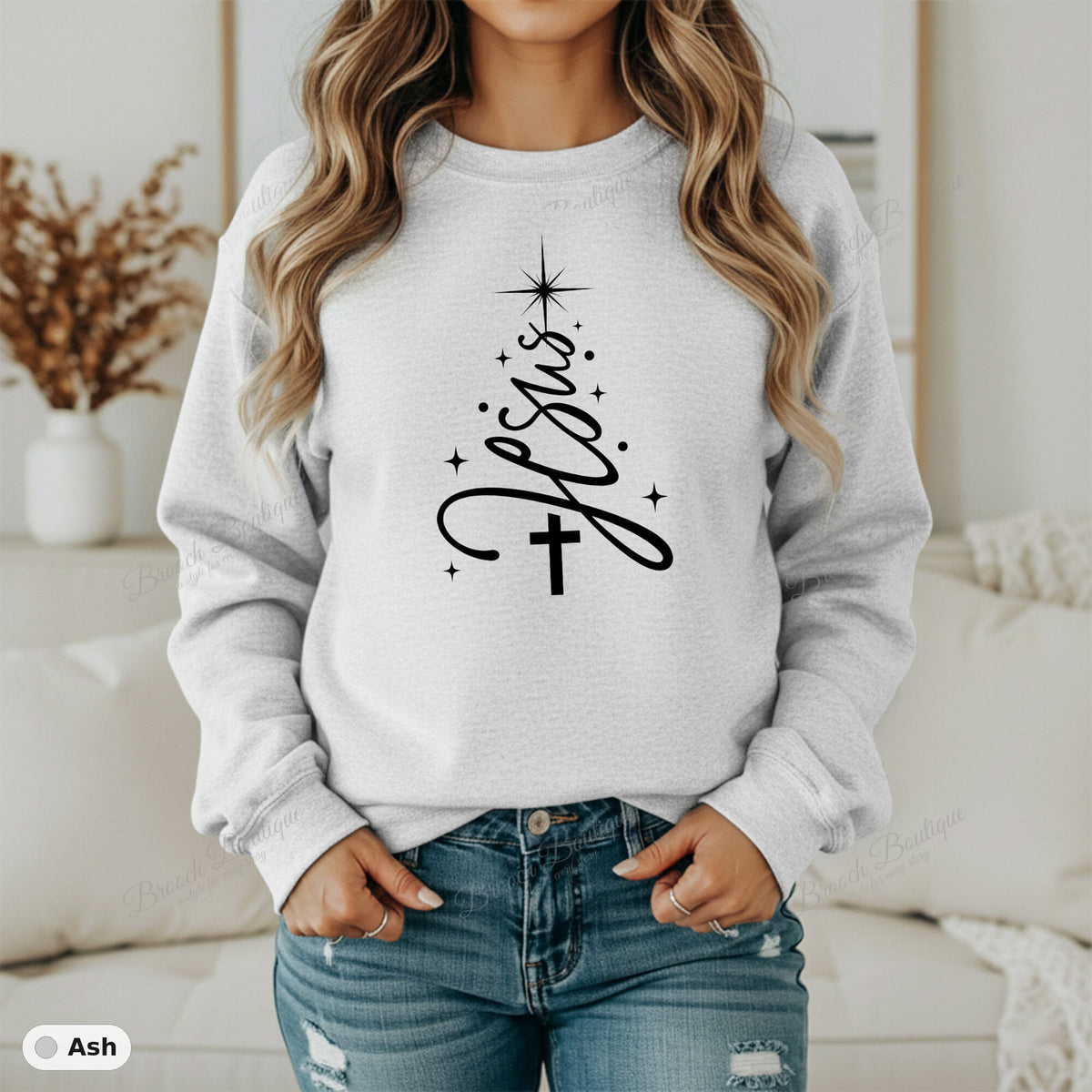 Christ Christmas Tree — Gildan 18000