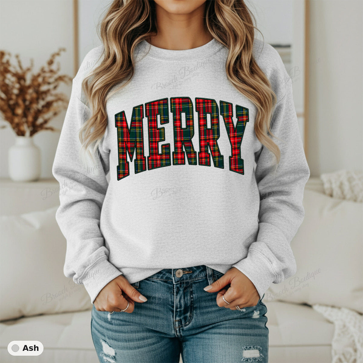 Merry Plaid — Gildan 18000