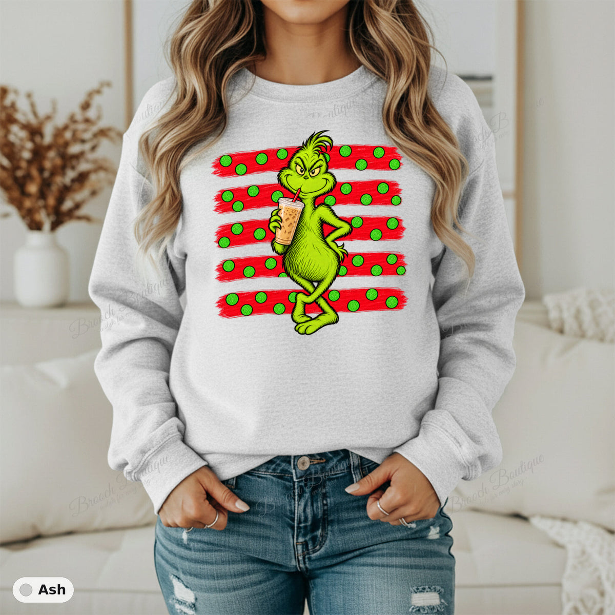 Grinch Iced Coffee — Gildan 18000