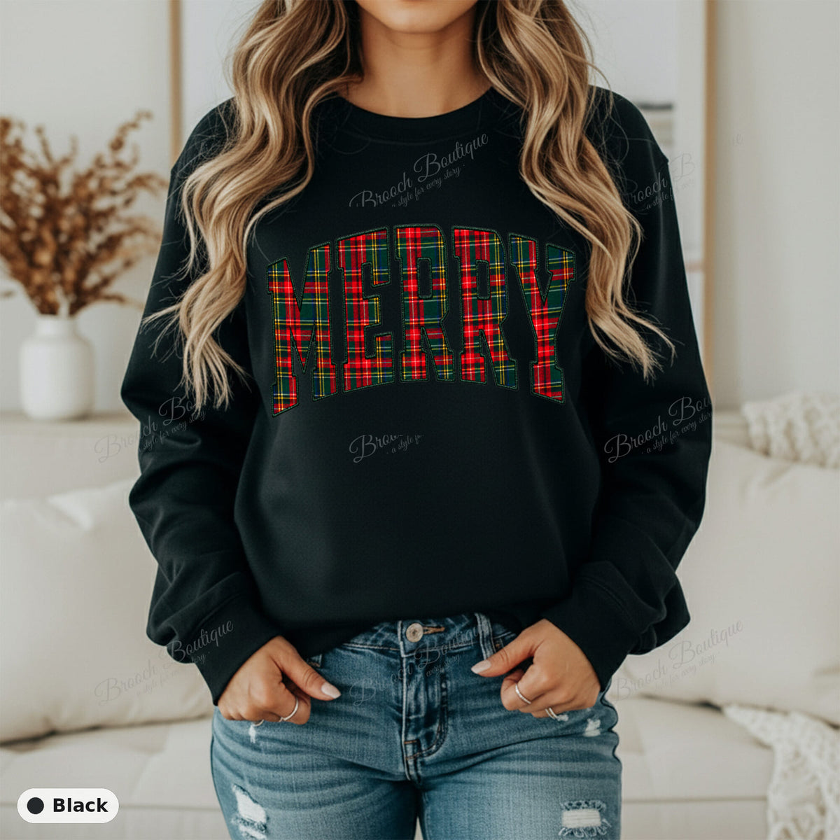 Merry Plaid — Gildan 18000