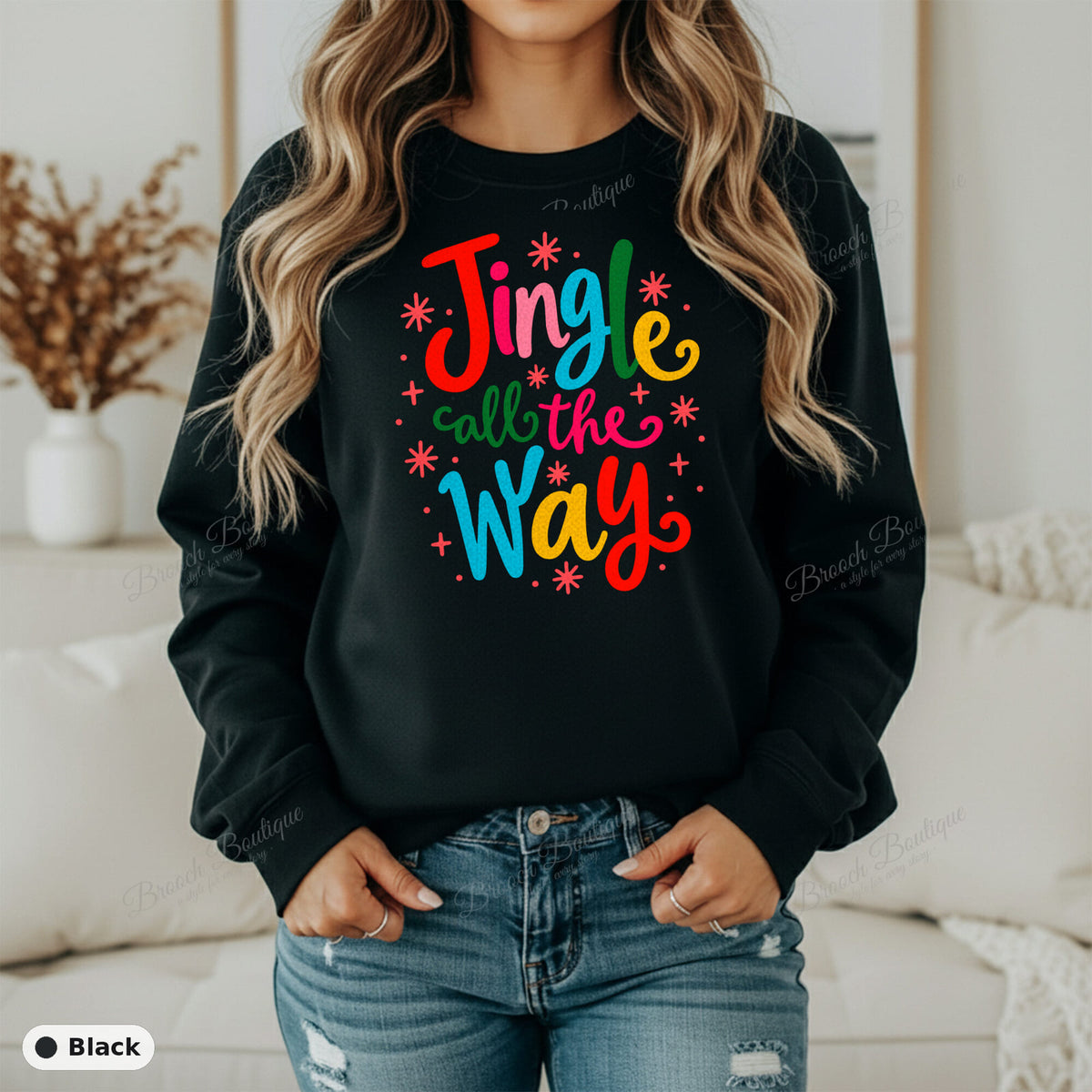 Jingle All The Way — Gildan 18000