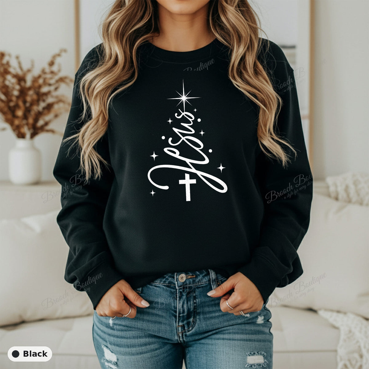 Christ Christmas Tree — Gildan 18000