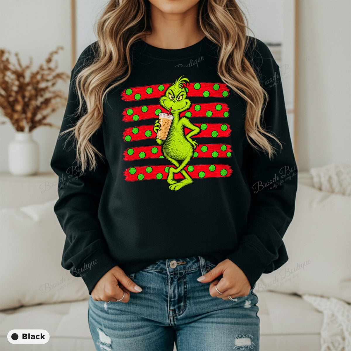Grinch Iced Coffee — Gildan 18000