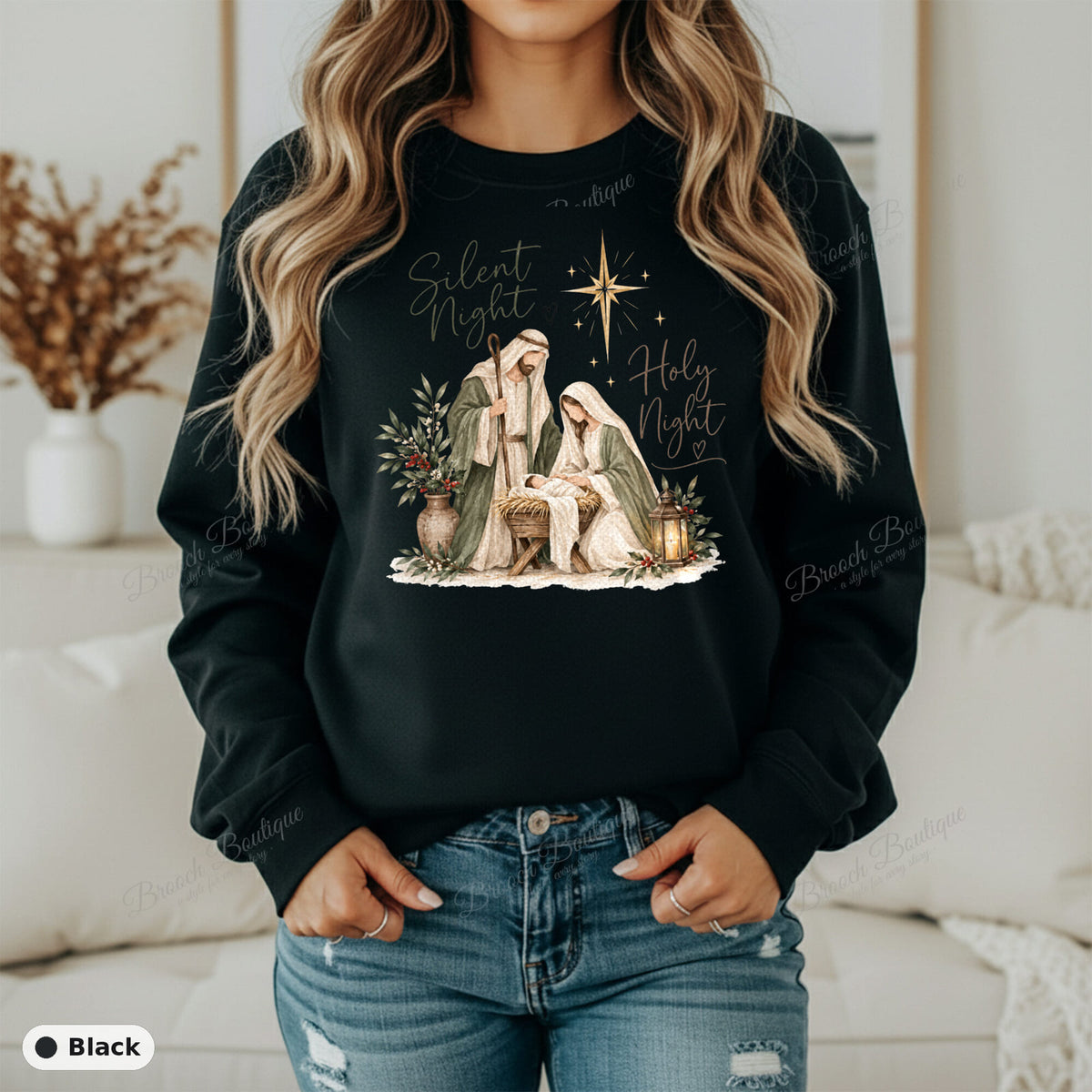 Silent Night Holy Night — Gildan 18000