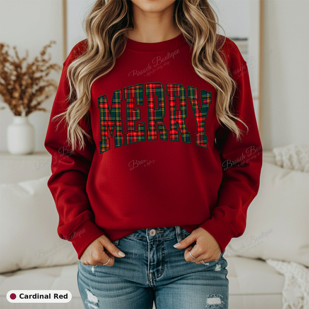 Merry Plaid — Gildan 18000