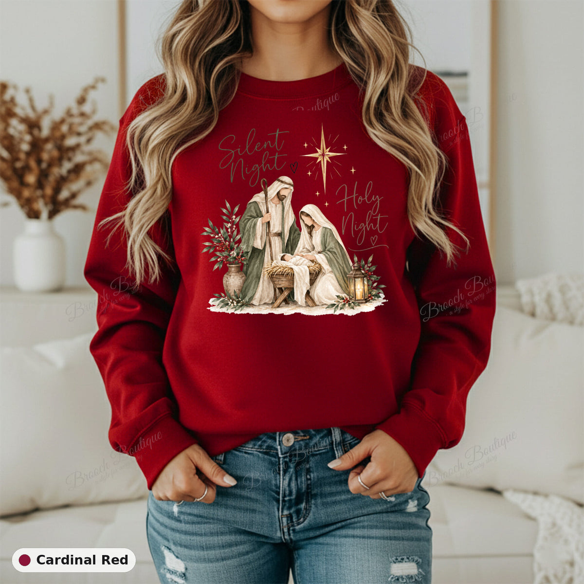 Silent Night Holy Night — Gildan 18000