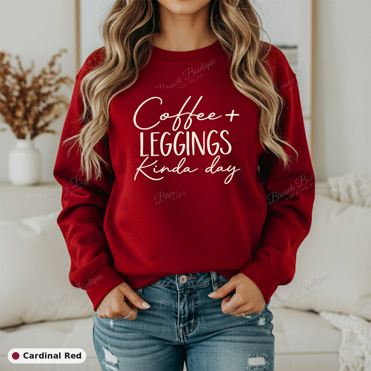 Coffee + Leggings Kinda Day — Gildan 18000
