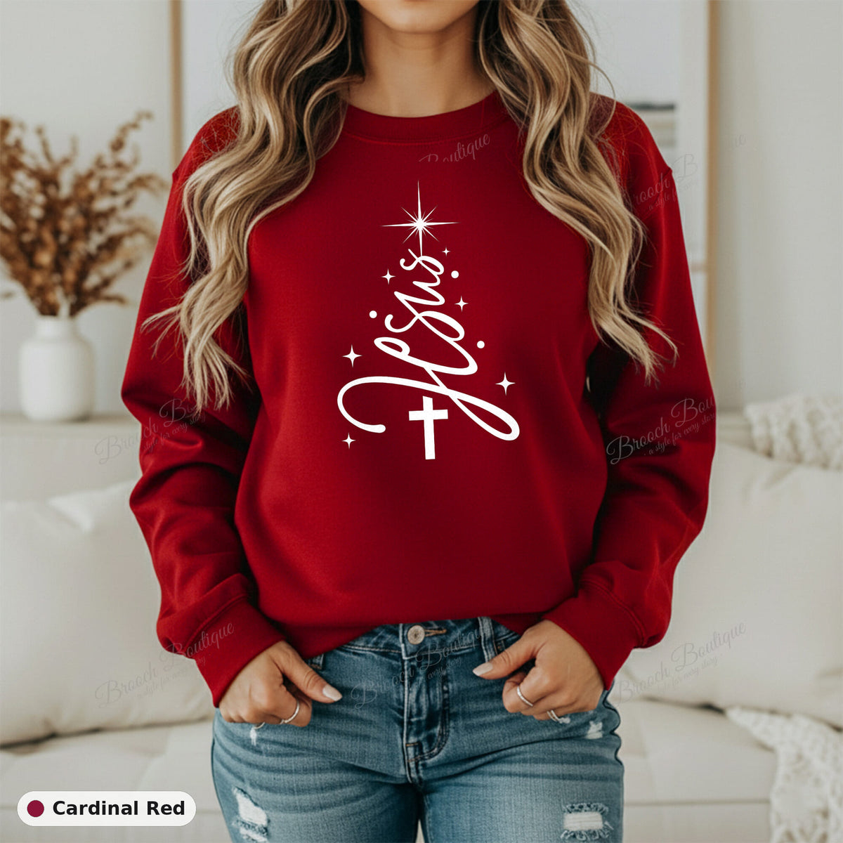 Christ Christmas Tree — Gildan 18000