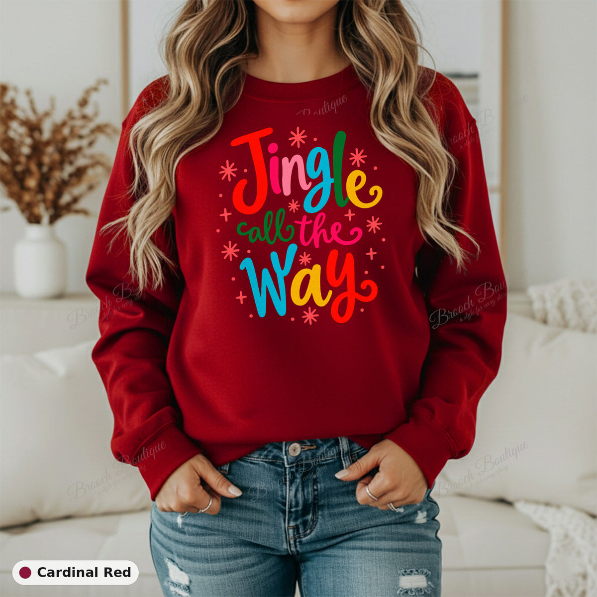 Jingle All The Way — Gildan 18000