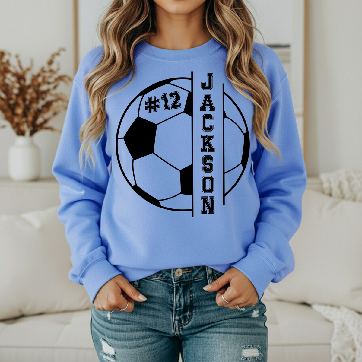 CUSTOM SOCCER BALL Gildan Sweatshrit - unisex