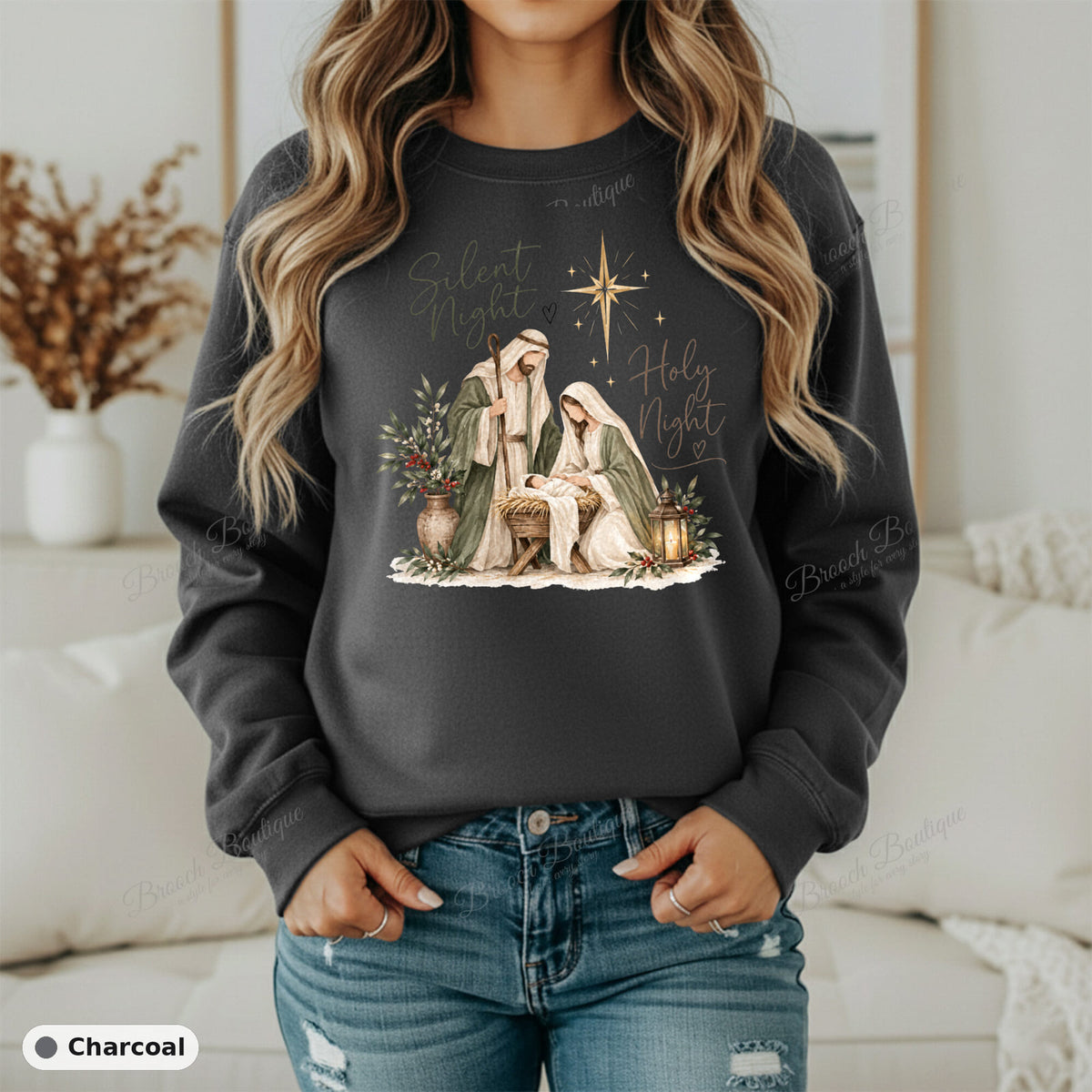 Silent Night Holy Night — Gildan 18000