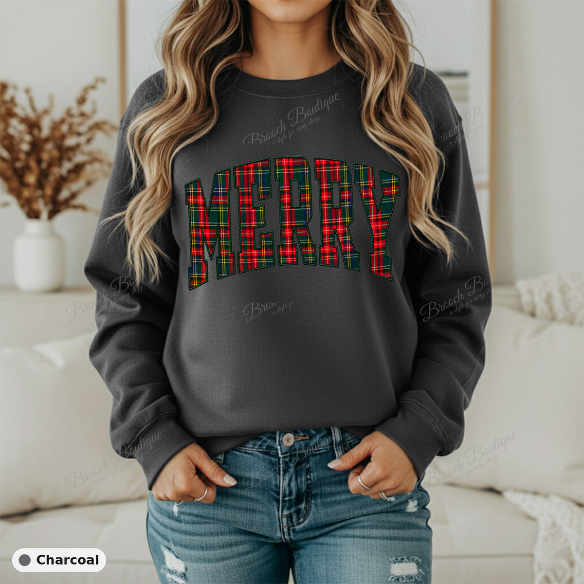 Merry Plaid — Gildan 18000