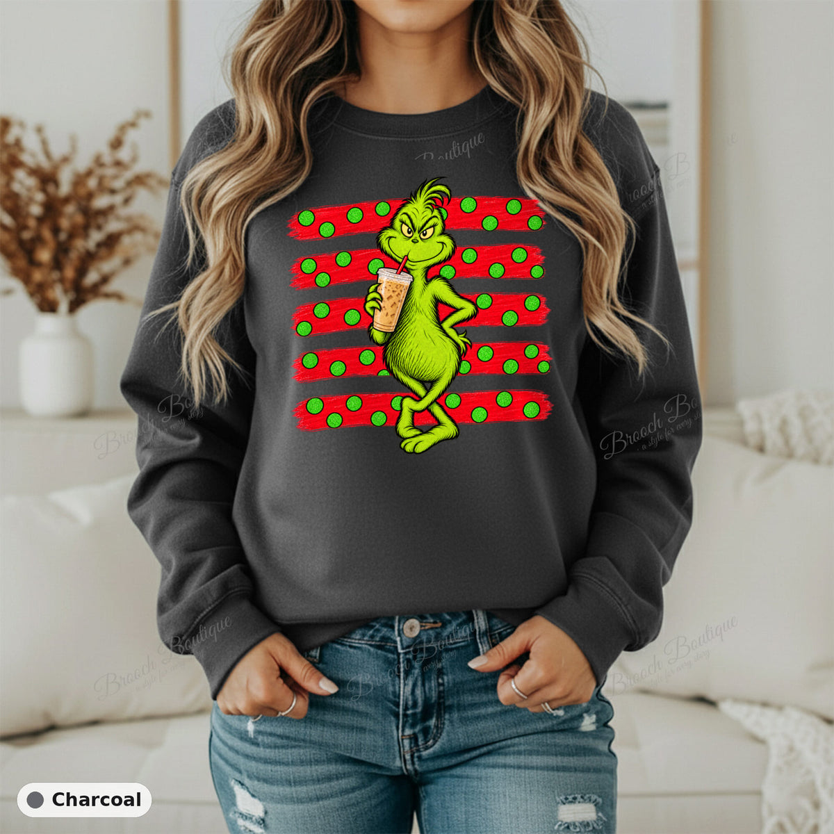 Grinch Iced Coffee — Gildan 18000