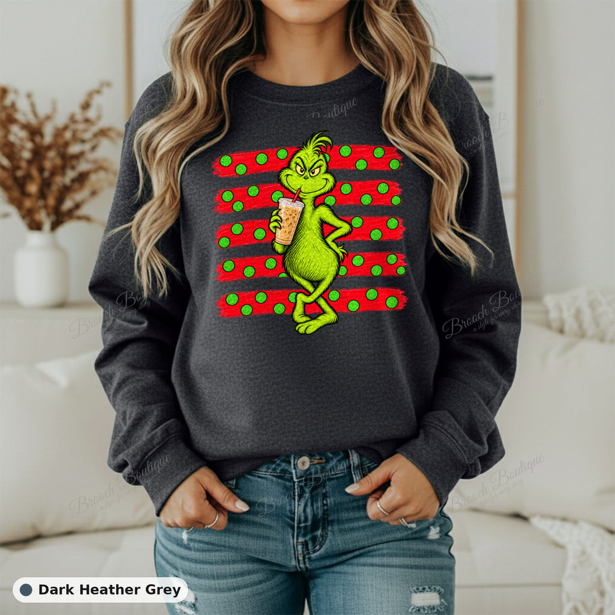 Grinch Iced Coffee — Gildan 18000