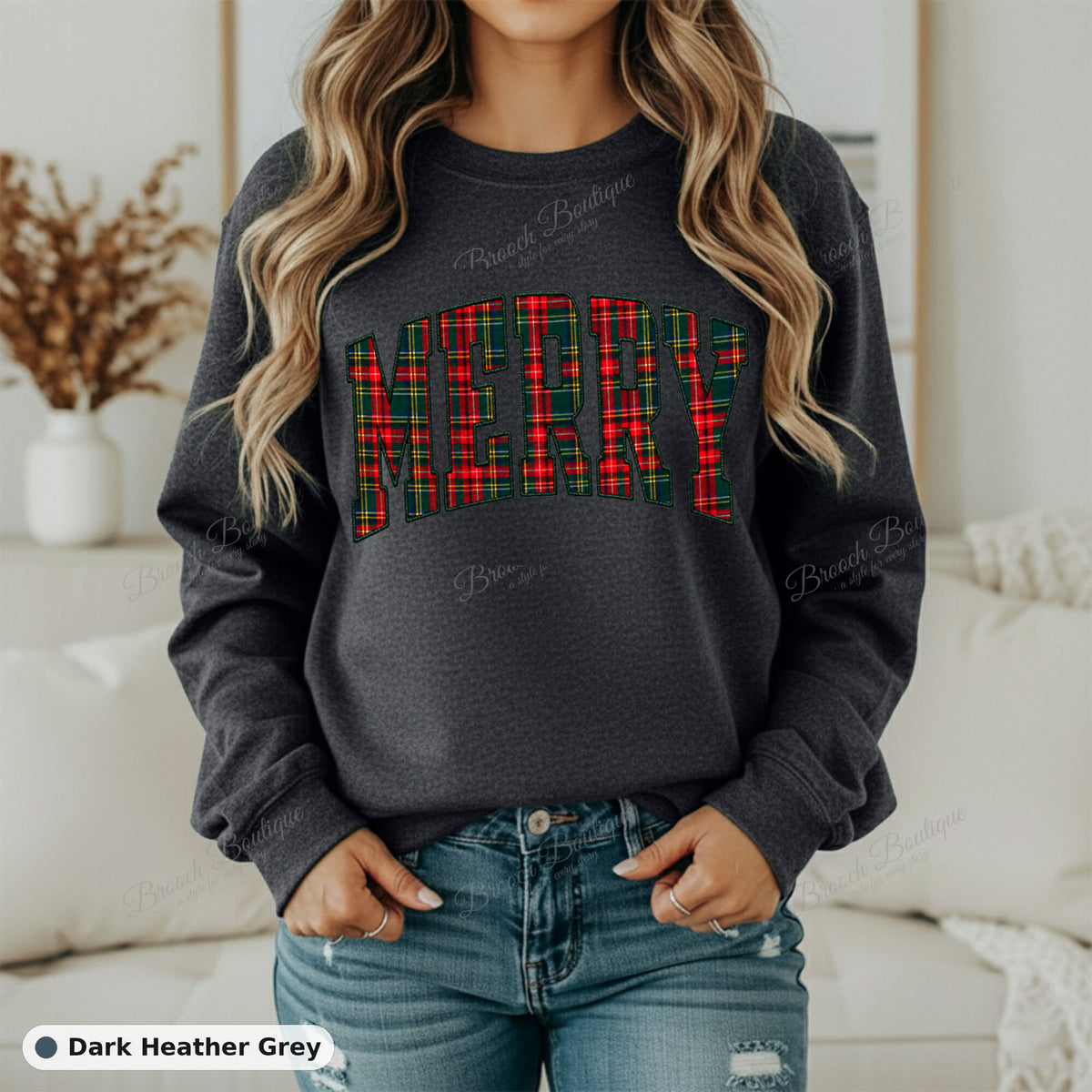Merry Plaid — Gildan 18000
