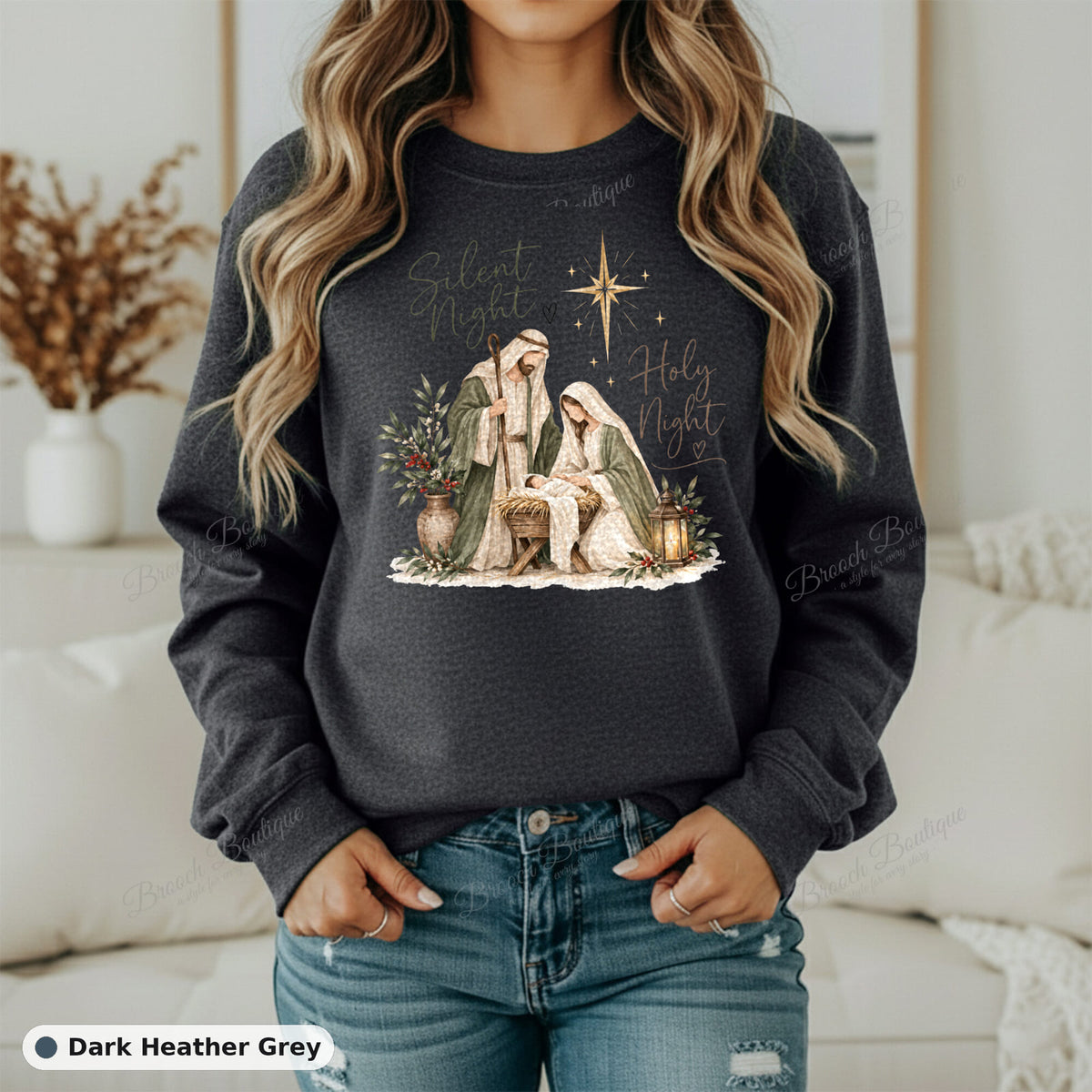 Silent Night Holy Night — Gildan 18000