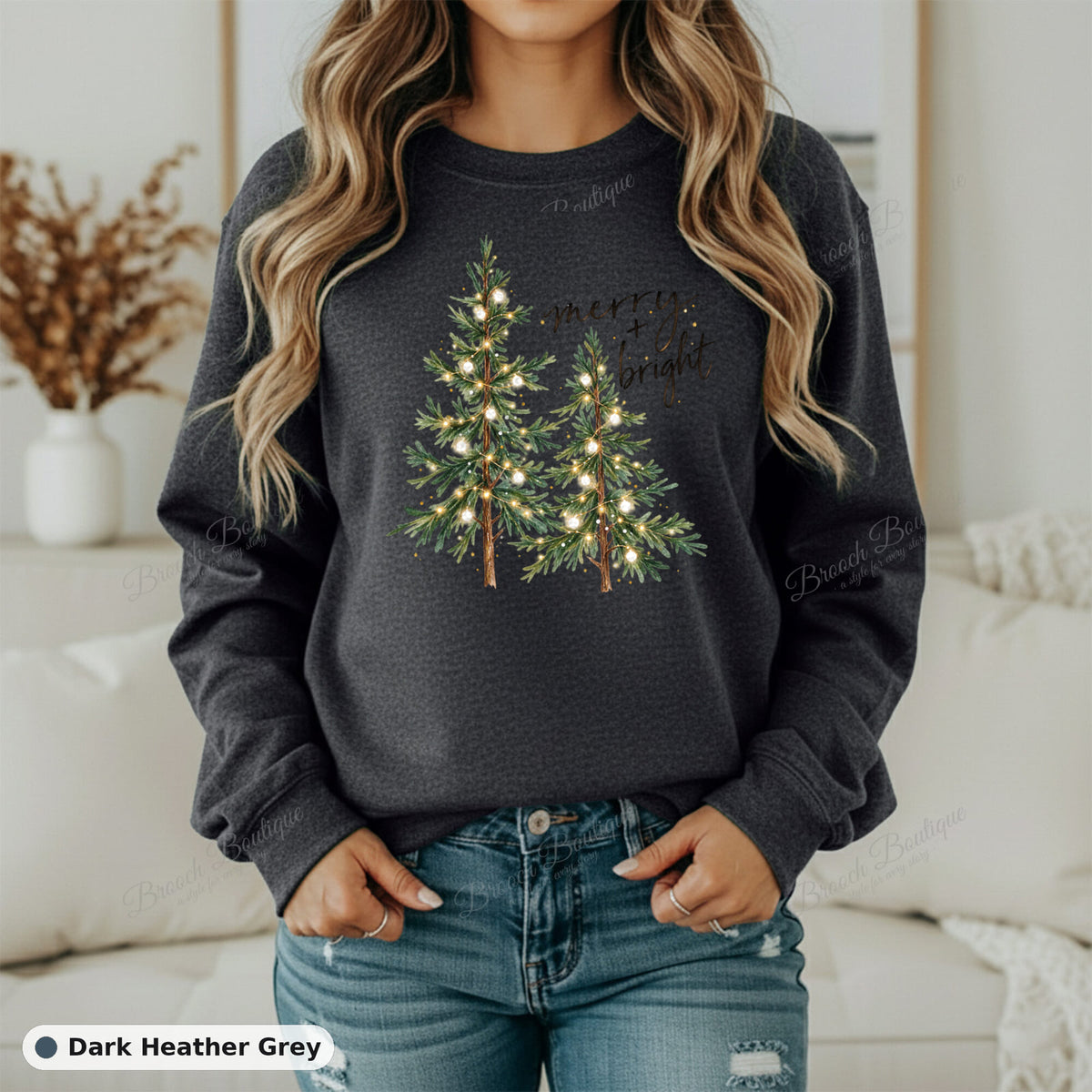 Merry and Bright 2 — Gildan 18000