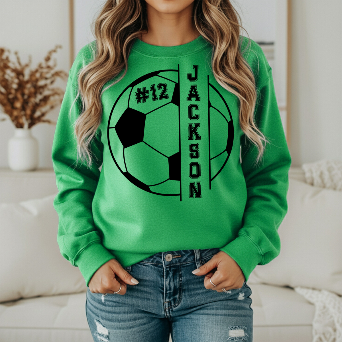 CUSTOM SOCCER BALL Gildan Sweatshrit - unisex