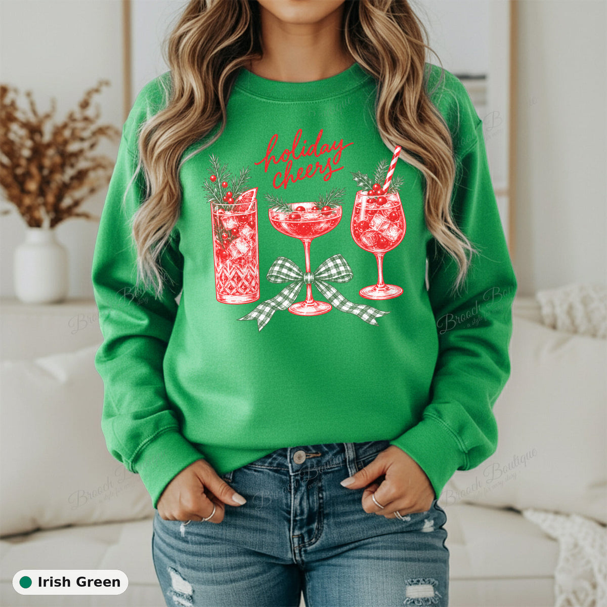 Holiday Cheers — Gildan 18000