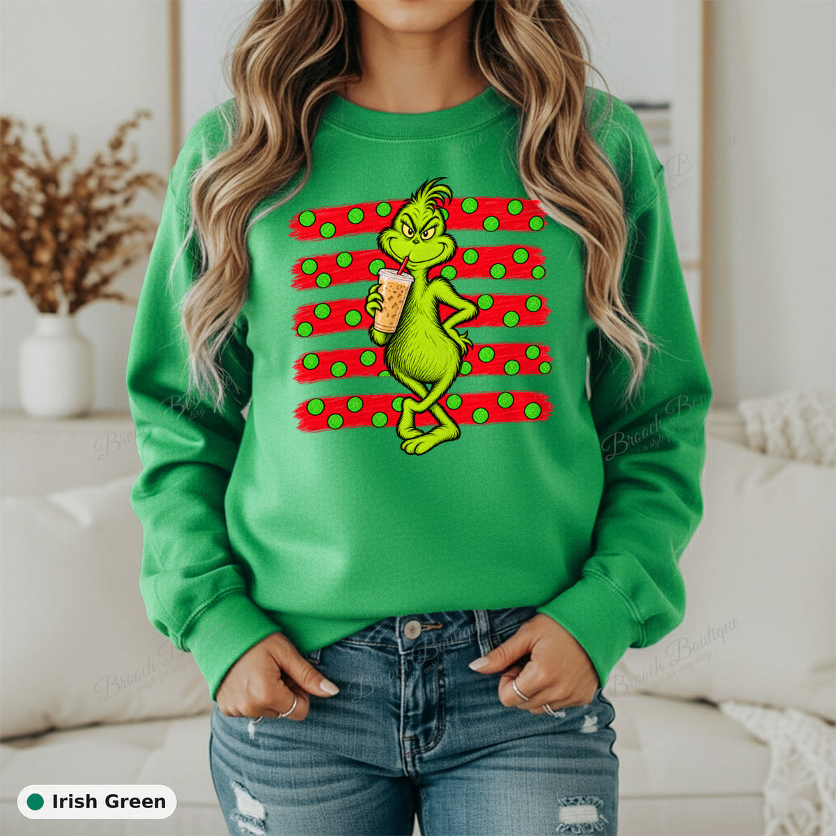 Grinch Iced Coffee — Gildan 18000