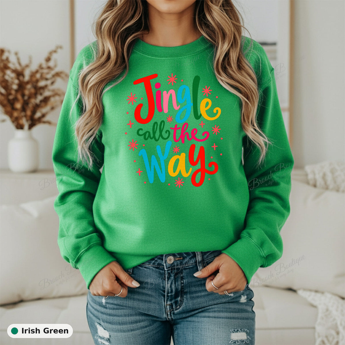 Jingle All The Way — Gildan 18000