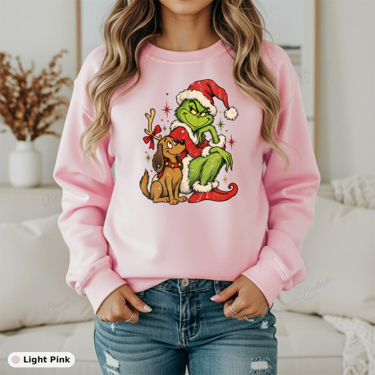 Grinch And Max Christmas — Gildan 18000