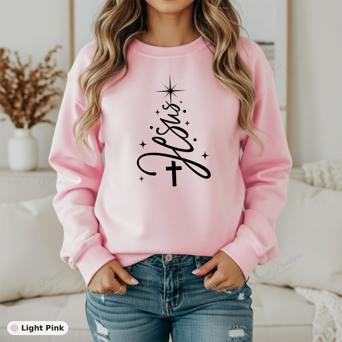 Christ Christmas Tree — Gildan 18000