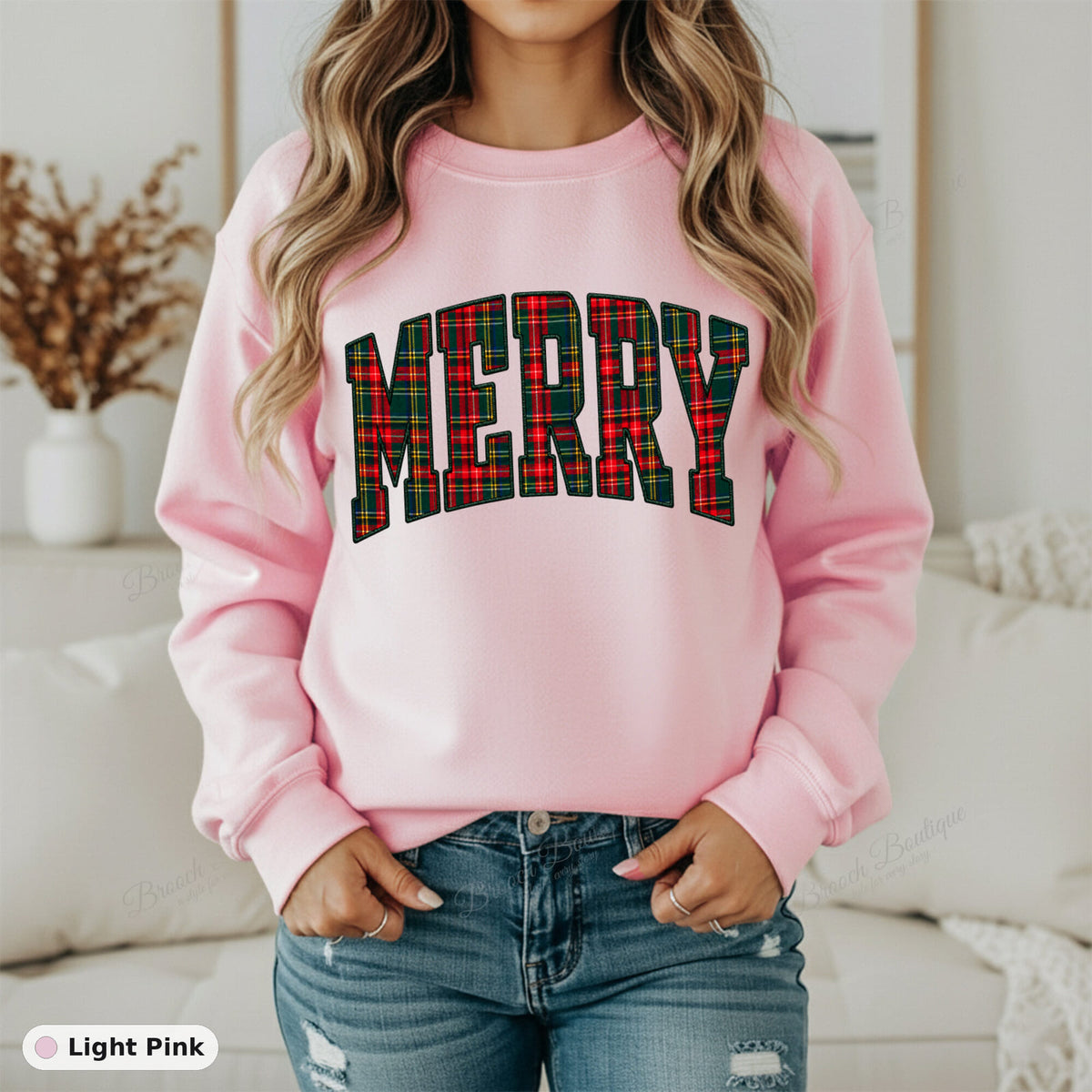 Merry Plaid — Gildan 18000