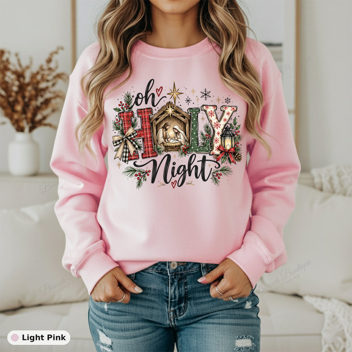 Oh Holy Night — Gildan 18000