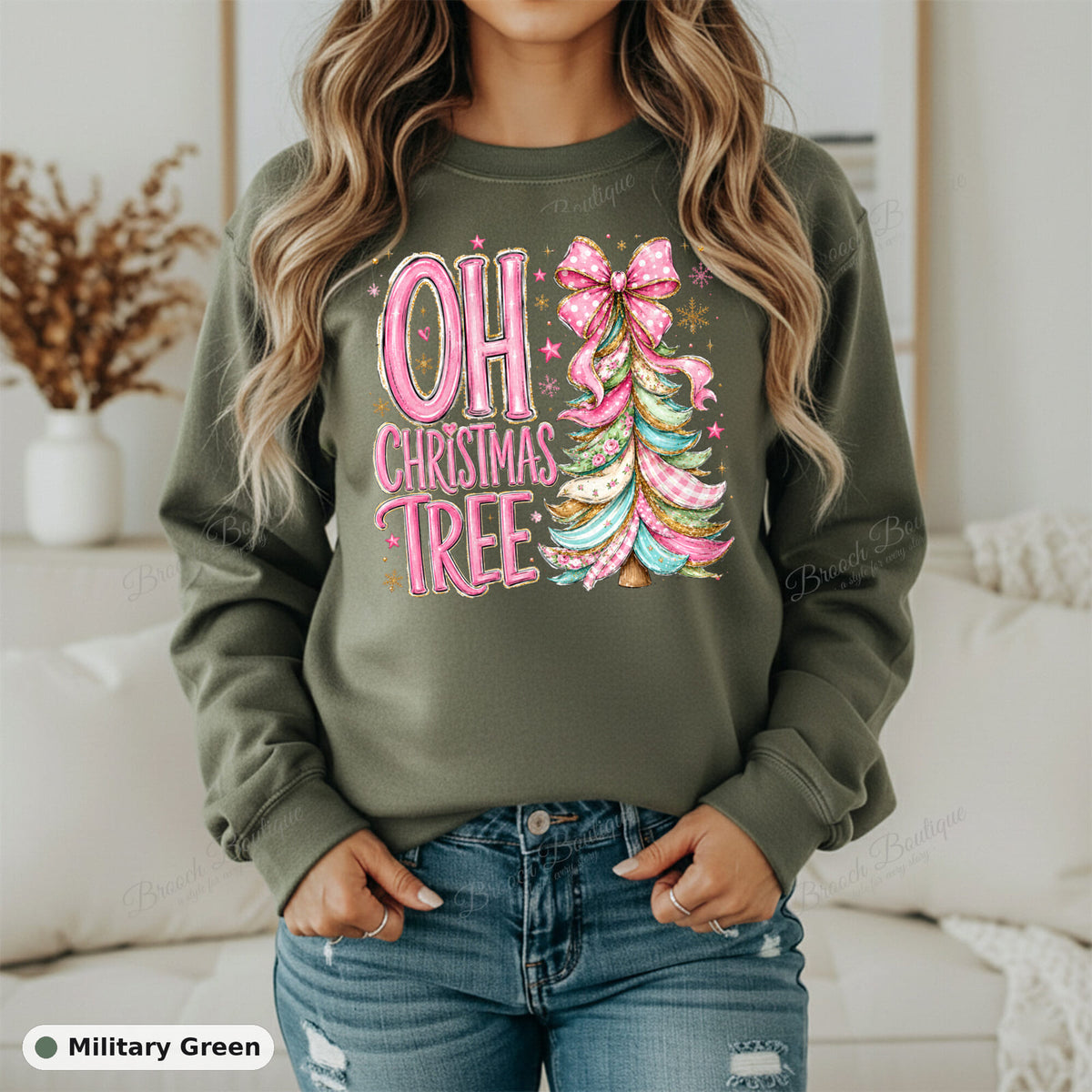 Oh Christmas Tree — Gildan 18000