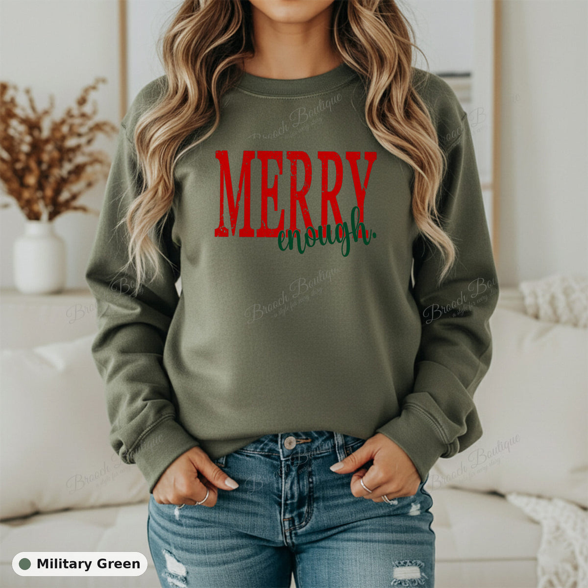 Merry Enough — Gildan 18000