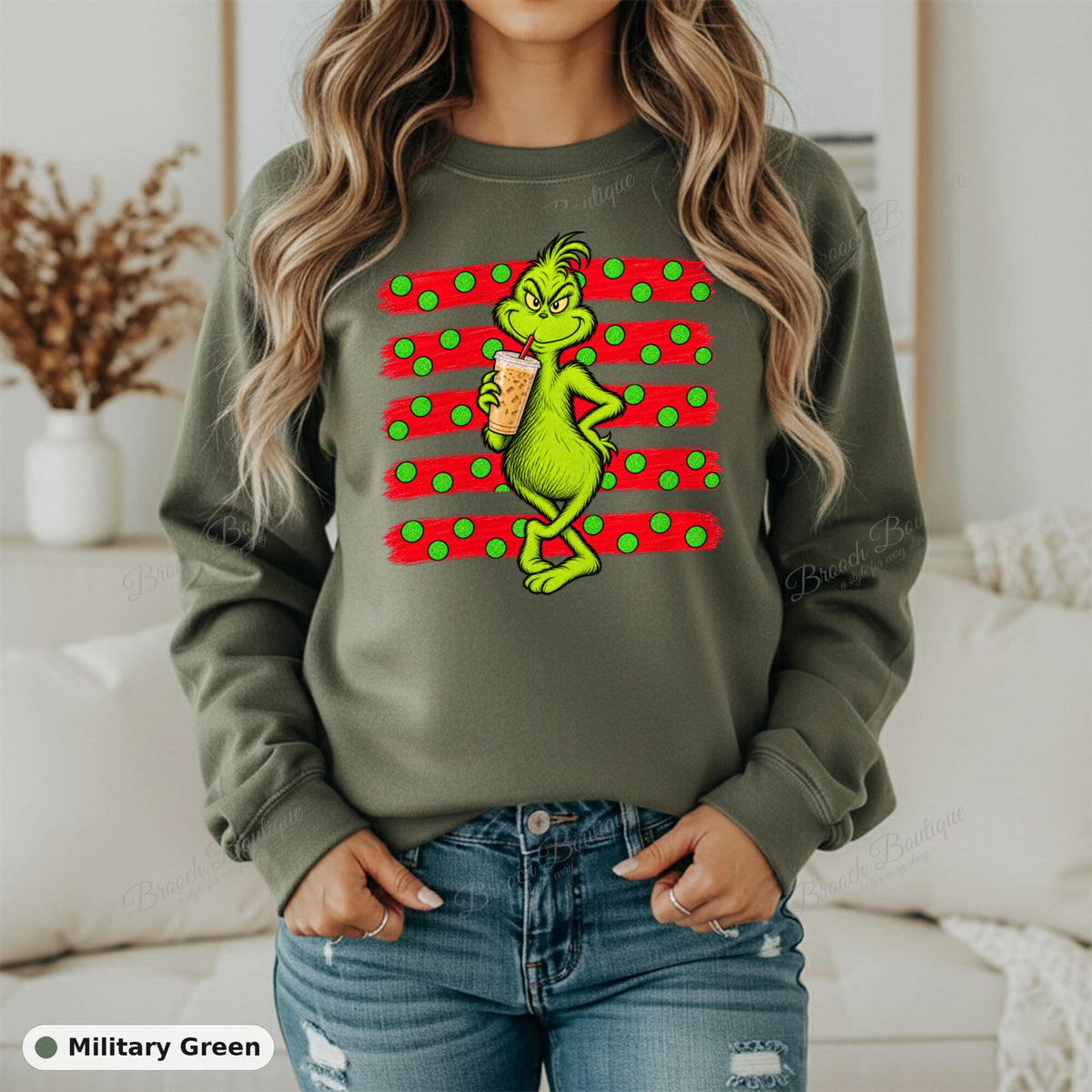 Grinch Iced Coffee — Gildan 18000