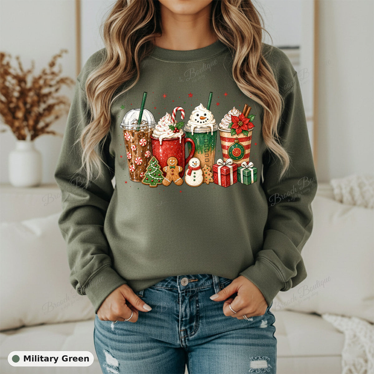 Vintage Christmas Coffee — Gildan 18000