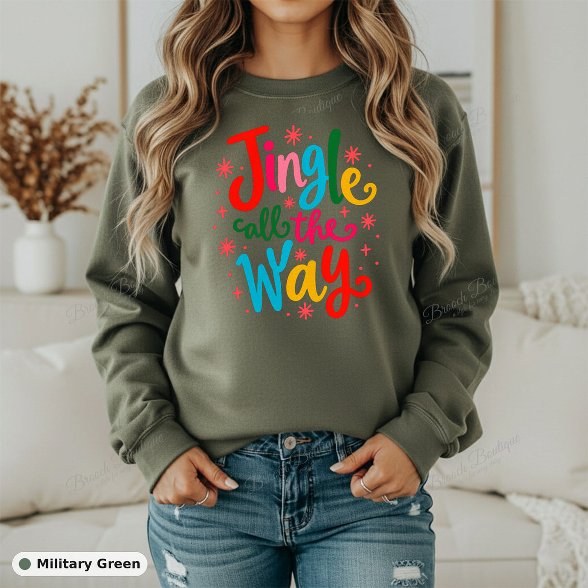Jingle All The Way — Gildan 18000
