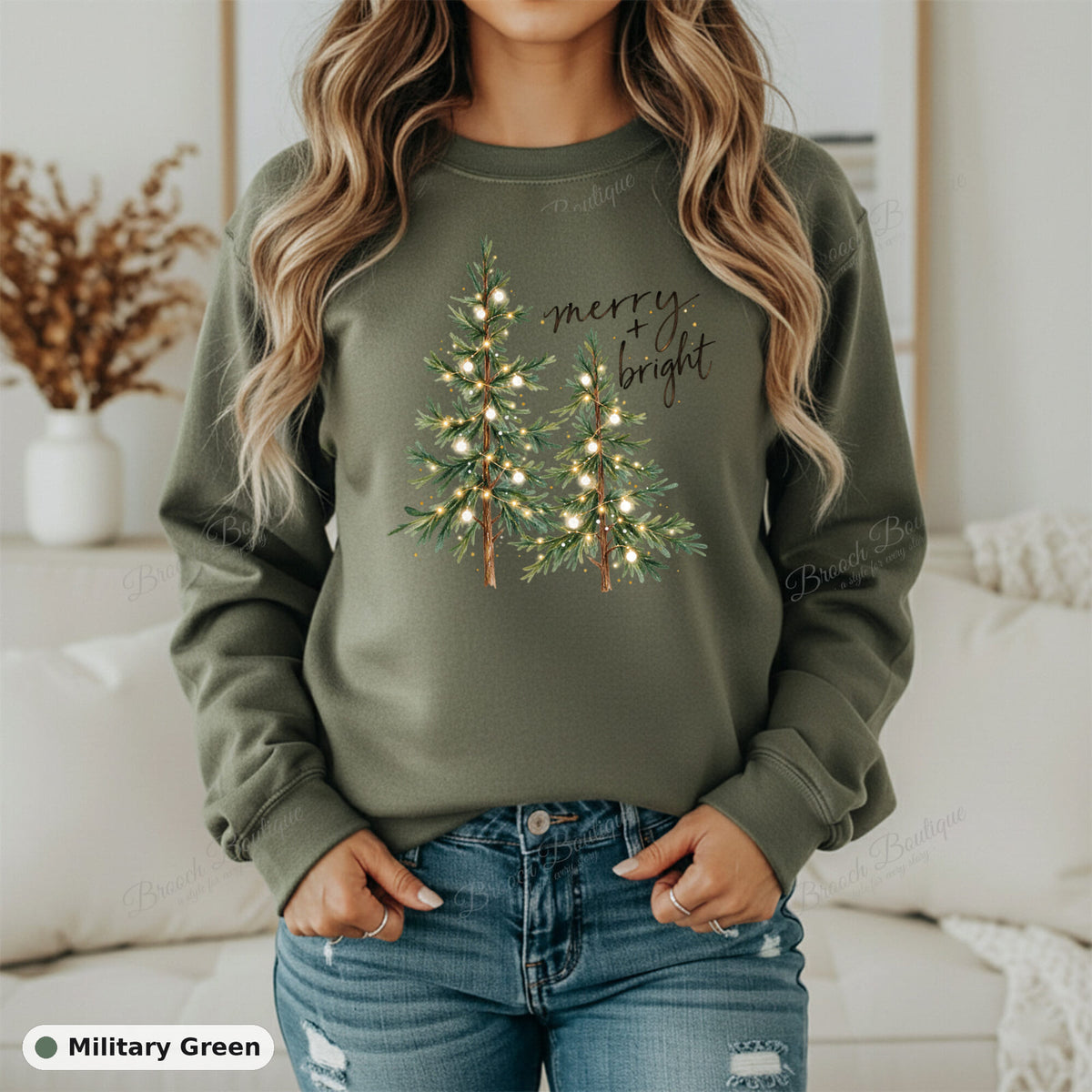 Merry and Bright 2 — Gildan 18000