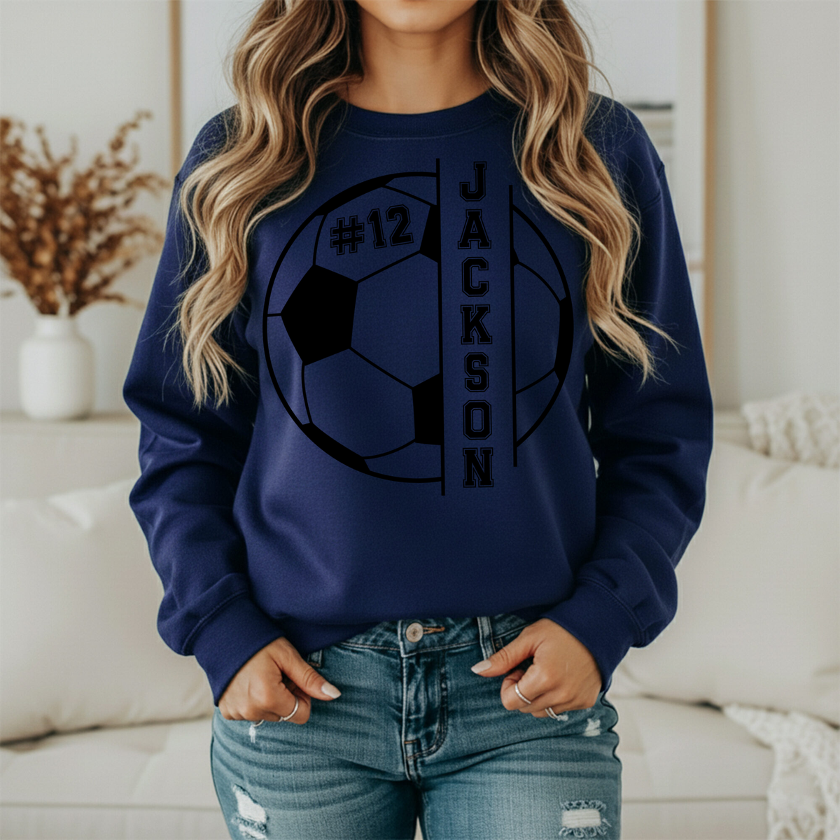 CUSTOM SOCCER BALL Gildan Sweatshrit - unisex