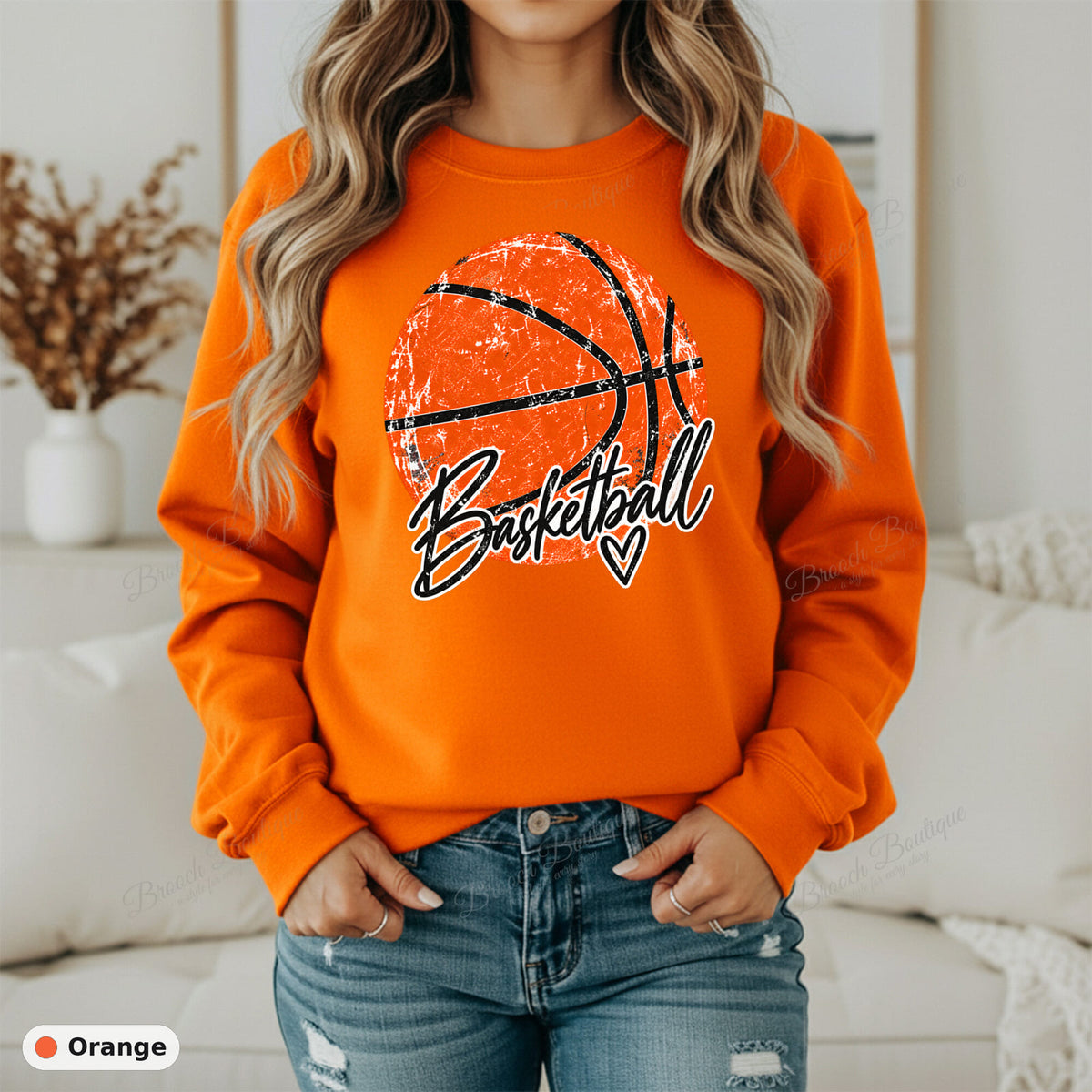 Distressed Basketball 2 — Gildan 18000
