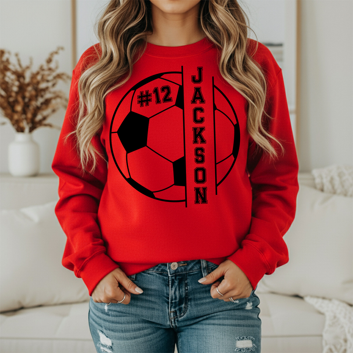 CUSTOM SOCCER BALL Gildan Sweatshrit - unisex