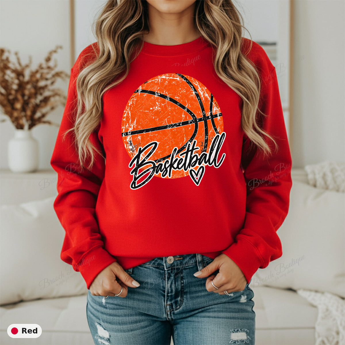 Distressed Basketball 2 — Gildan 18000
