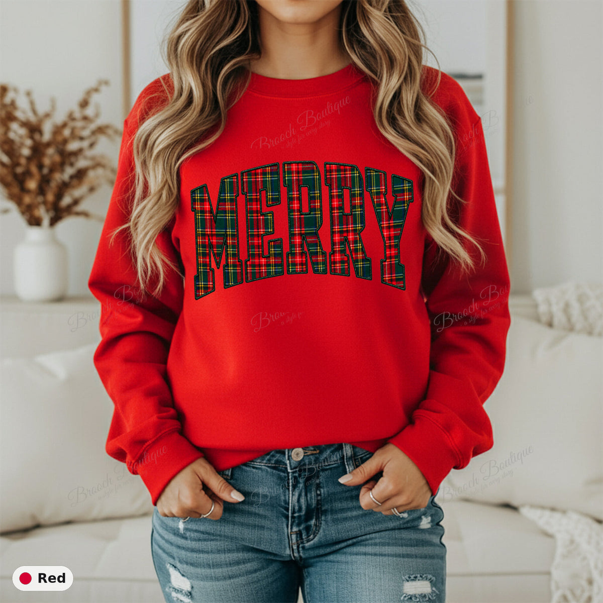 Merry Plaid — Gildan 18000