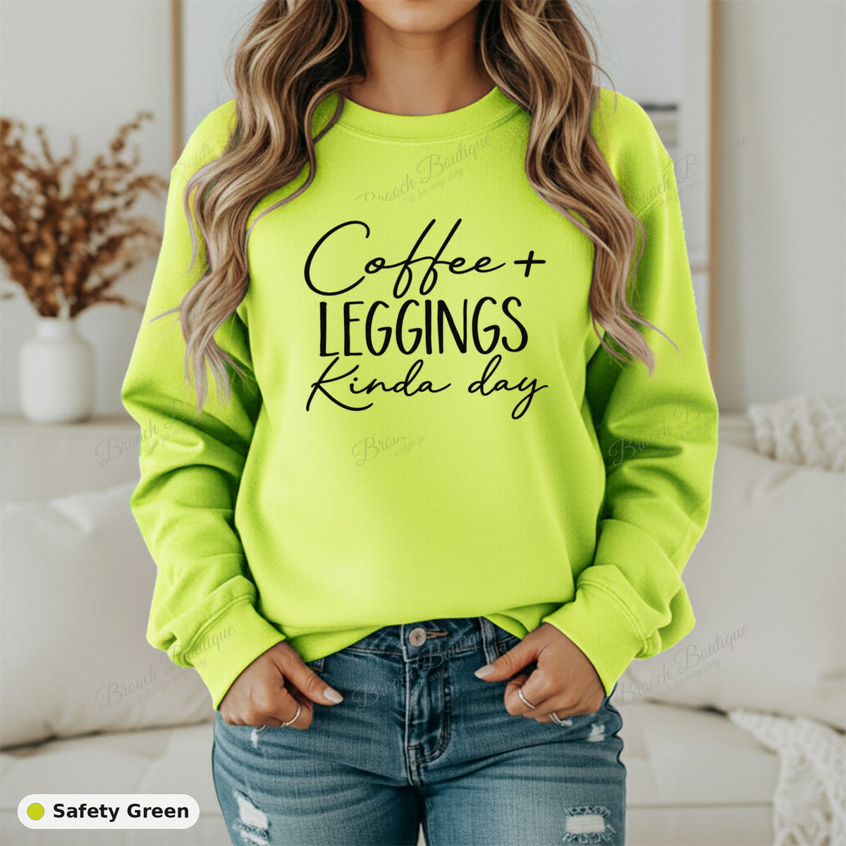 Coffee + Leggings Kinda Day — Gildan 18000