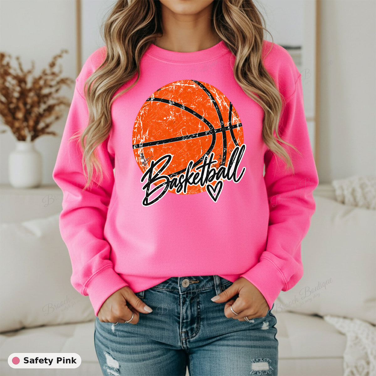 Distressed Basketball 2 — Gildan 18000