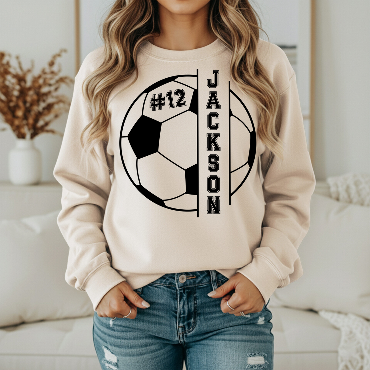 CUSTOM SOCCER BALL Gildan Sweatshrit - unisex