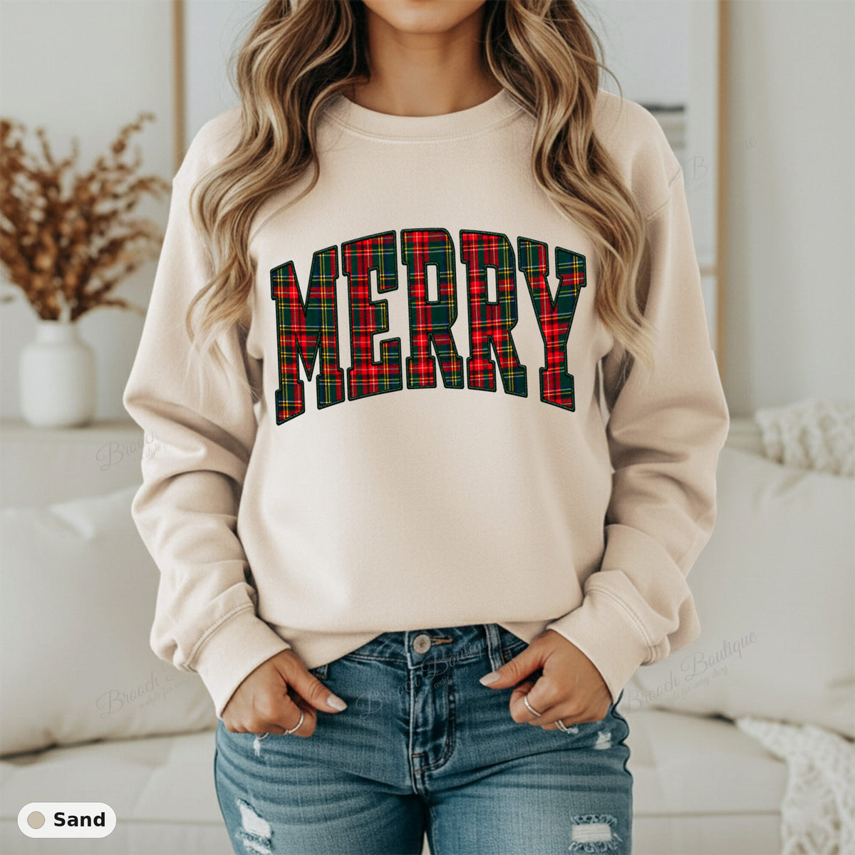 Merry Plaid — Gildan 18000